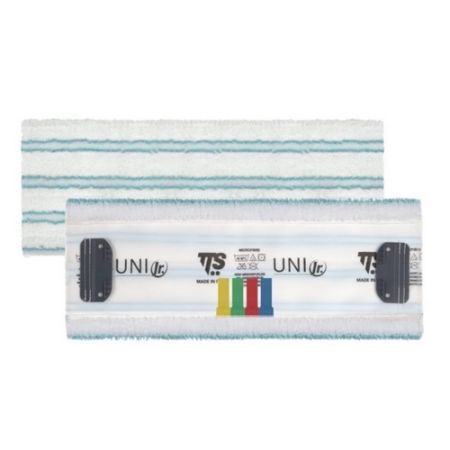 Mopa Microfibra Uni Junior 40cm Branca/Verde