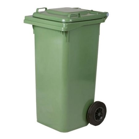 Contentor Lixo Verde s/Pedal c/Tampa 120 Lts