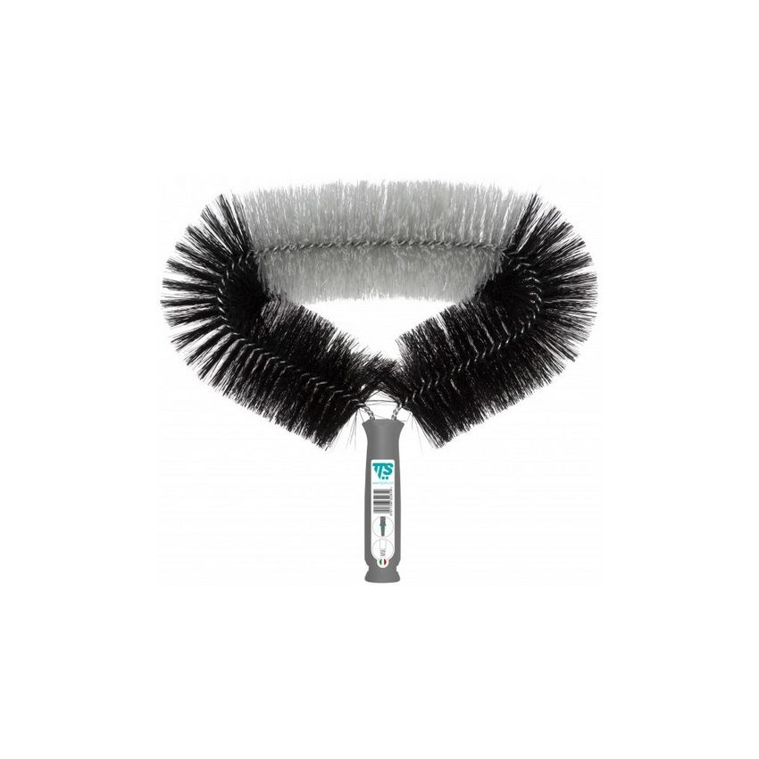 Escovilhão Redondo Preto/Cinza